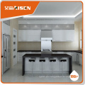 Diseño de cocina a medida Modern Style High Gloss Lacquer painting Kitchen Cabinet